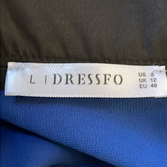 Dressfo Womens Chiffon Asymmetric Layered Skirt Buckles, Size 8 - Picture 5 of 5